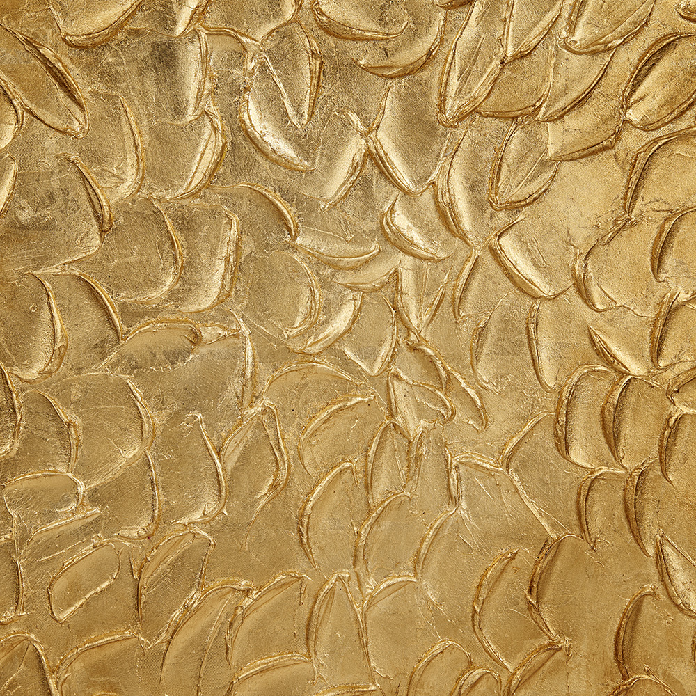 Gold Waves Wall Art Small